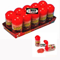 Lucas Baby Chamoy powder Mexican candy 10-pcs 7-oz box