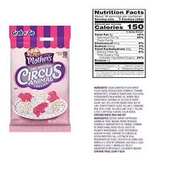 Mother’s Iced Animal Crackers Cookies Circus Animals | 3 Oz (6 Pack)