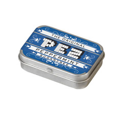 PEZ Candy: Classic Peppermint Mini Tin (2.24″ x 1.5″) Sugar Free 24 pcs. ✨ New!!