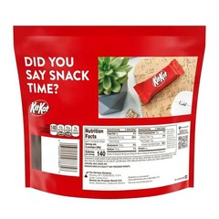 Kit Kat Milk Chocolate Wafer Snack Size Candy, Bag 10.78 oz