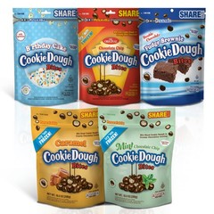 Cookie Dough Bites Variety Pack | 10.5 oz Pack of 5 | Chocolate Chip, Birthda…
