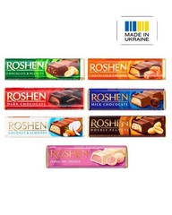 Roshen Chocolate Bars Variety Pack 7pcs Ukrainian Candy Mix