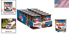 GO! Hazelnut Cocoa Spread with Pretzel Sticks – 12 Snack Cups (1.9 oz Each)