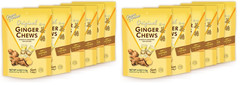 Original Ginger Chews, 4 Oz. – Candied Ginger – Candy Pack – Ginger Chews Candy