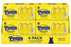 4 pack Peeps Marshmallow 5 chicks 1.5oz exp 08/2027