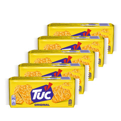 TUC Original Flavor Crackers Crispy Baked Snack 100g / 3.53oz (Pack Of 7)