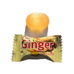 Pure Ginger Hard Candy 3 Pack 3.5 Ounce All Natural Gluten Free Made in Korea