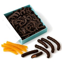 ANDY ANAND CHOCOLATIER Chocolate Covered Orange 1 Pound (Pack of 1), brown