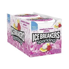 ICE BREAKERS Sparkling Raspberry Lemon Seltzer Assorted Flavor Names , Sizes