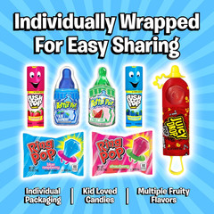 Candy Variety Pack, 18 Count Assorted Lollipops, Bulk Individually Wrapped Ring