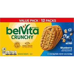 Crunchy Kosher Blueberry Biscuits Pack – 12 x 4 for Energizing Mornings