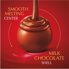 Lindt LINDOR Milk Chocolate Candy Truffles, Milk Chocolate with Smooth, Melting