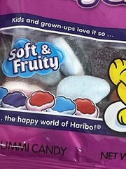 Haribo Berry Clouds 4 Pck 3.1 Oz (88g)
