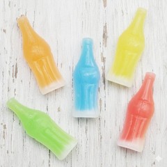 Nik-L-Nip Wax Bottles, Fruit Flavored Drinks, Bulk Nostalgia Candy (2 Pounds)