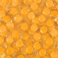 ASSORTIT Peach Buttons Hard Candy, 1 lb, Individually Wrapped 21.9 cm,