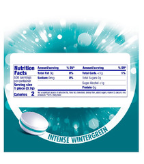 Mentos Clean Breath Sugarfree Hard Mint 150pc Intense Wintergreen Pack of 4