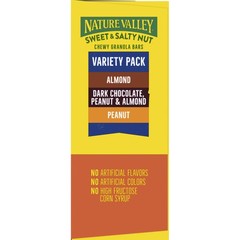 Nature Valley Sweet and Salty Nut Granola Bars, Variety 15 Count (Pack of 1)