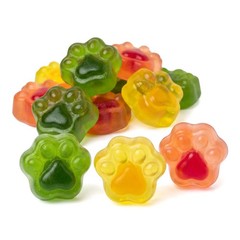 Assorted Fruit Filled Gummies 3D Candy Apples Pears Grapes Lemons Bulk Bag
