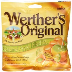Gourmet Caramel Apple Filled Hard Candies – Vegetarian & Individually Wrapped