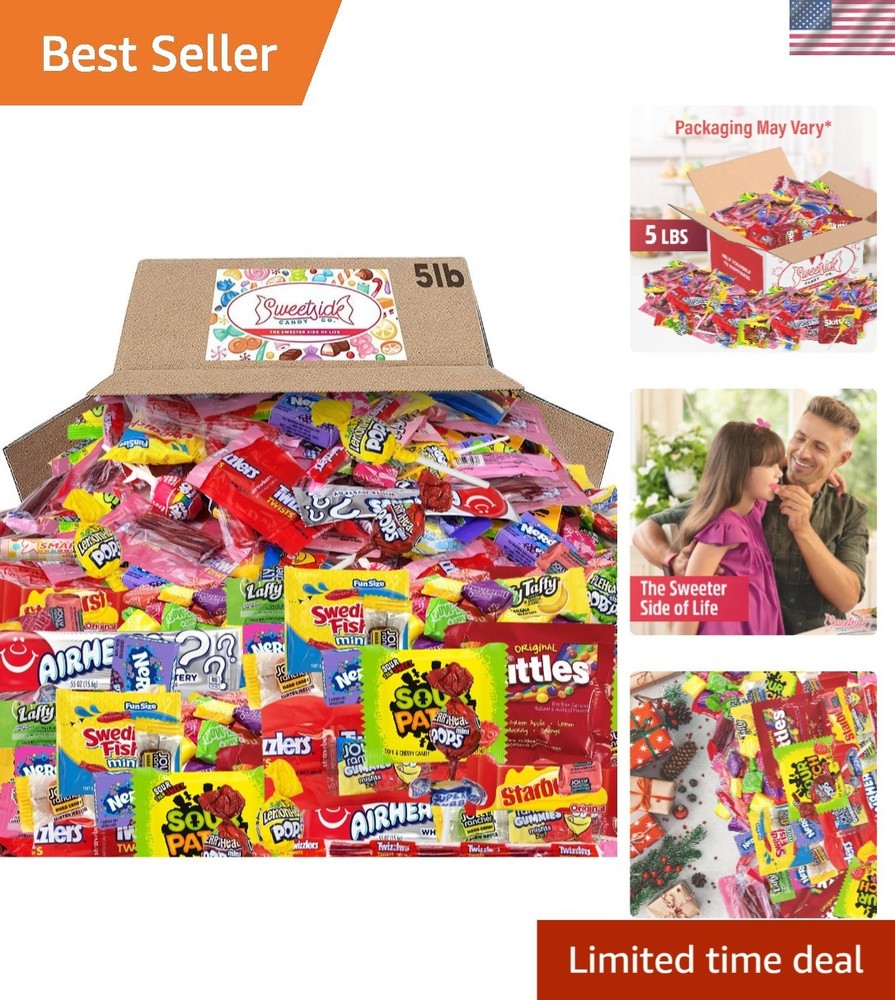 Individually Wrapped Party Candy Mix – Assorted Classics for Fun Celebrations
