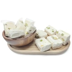 White Pistachio Nougat – Soft Chewy Gourmet Candy – Premium Nut Confection