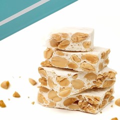 Andy Anand Sugar-Free Roasted Almond Soft Nougat Brittle 18 pcs Bite Size (7 oz)