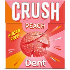 30 x Crush Candy Peach Sugar Free Pastilles 25g ( 0.88 oz )