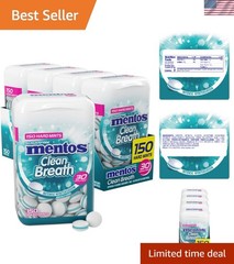 Guilt-Free Clean Breath Hard Mints – Intense Wintergreen, 150 Pieces, 4 Pack