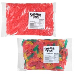 Swedish Fish Assorted Soft & Chewy Candy Assortment 10 lb. Mega Bulk 750 Pc.