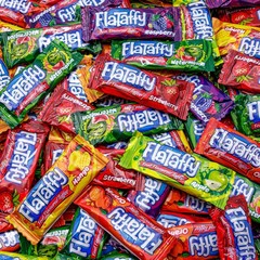 Turkish Soft Candy 1 lb – Chewy Fruit Taffy, Assorted 1 pound, Mixed-Fruit