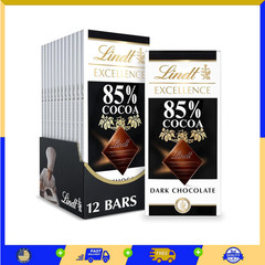 EXCELLENCE 85% Cocoa Dark Chocolate Bar, Dark Chocolate Candy, 3.5 oz. (12 Pack)