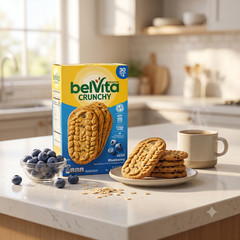 BelVita Breakfast Biscuits, Blueberry, 1.76 oz, 30-count