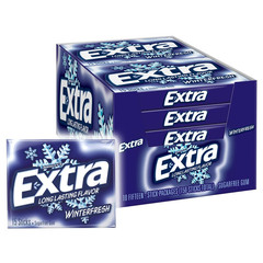 EXTRA Polar Ice Chewing Gum Packs, Sugar Free Gum in Bulk with Strong Mint Flavo