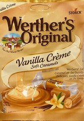 ⚫️ New Werther’s Original VANILLA CREME Soft Caramels Chewy Candy 4.51oz (1 Bag)