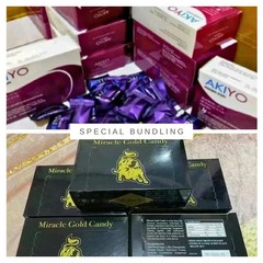 SPECIAL BUNDLING 2 BOXES – Miracle Gold Candy + Aki yo Sweet Hard Candy Gift