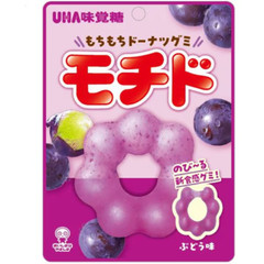UHA Mochido Grape Gummy 40g – Chewy Japanese Mochi-Style Grape Candy