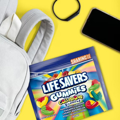 Life Savers Gummies Collisions Gummy Candy Fruit Mix, Sharing Size – 14.5 oz.