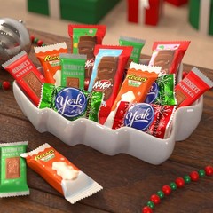 CHRISTMAS ASSORTED HERSHEY, REESE, YORK, KITKAT-BULK BAG PRICE LIMITED PICK NOW!