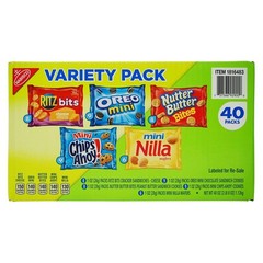 Nabisco Classic Mix Variety Pack 40 pk – Cookies & Crackers Snack Assortment