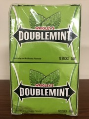 Wrigley’s Doublemint 10-15 Stick Packs (150 sticks) BB 08/10/27