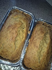 Homemade SUGAR-FREE, VEGAN Banana Bread Cake. 8.5x 4.5 Loaf.