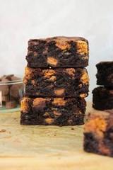 🍫 Reese’s Brownie Sample Box 3 Pack Homemade Gooey Fudge Fresh Baked🍫