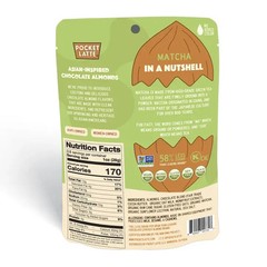 Pocket’s MATCHA Oat Milk Chocolate Coated Almonds Green Tea Japanese BB 10/2026