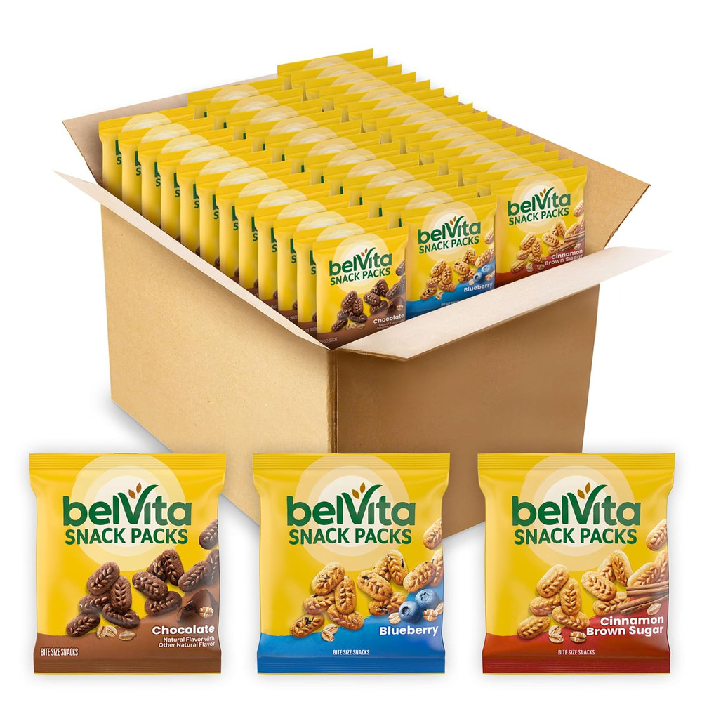 Bites Breakfast Biscuits Variety Pack, 3 Flavors, Mother’S Day, 40 Snack Packs