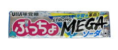Japan Soft candy UHA Mikakuto Puccho Stick Strong Soda 10 Pieces × 10 bags