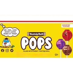 Chocolate Tootsie Pops – Fresh Wrapped Bulk Lollipops – Choose 10–100 Ct