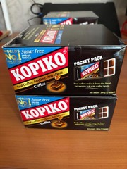 KOPIKO Sugar Free Coffee Candy Blister Pack 32g x 12 Packs Authentic K-Food