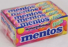Mentos Fruit 15 Rolls Assorted Flavors Chewy Candy Bulk Candies Mints Mint Chews