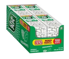 Tic Tac Freshmint Breath Mints, 12 Count, On-the-Go Refreshment, Stocking Stuffe