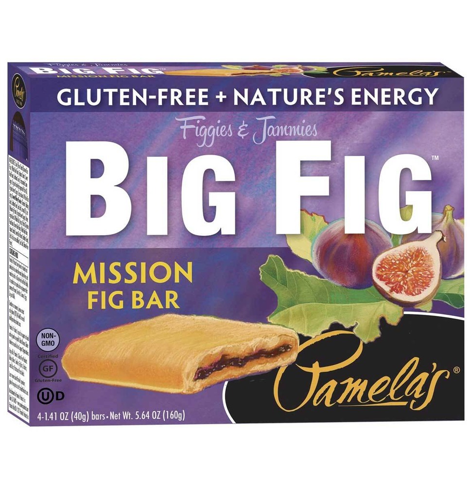 Pamelas Big Fig Mission Fig Bars Figgies & Jammies Gluten Free – 4 Ct – EACH